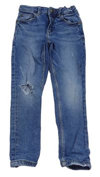 Modré skinny rifle s prošoupáním RIVER ISLAND