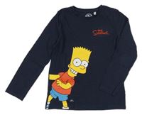 Tmavomodré tričko s Bártem C&A