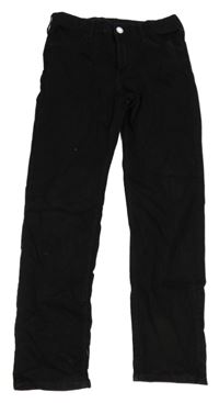 Černé slim fit rifle H&M