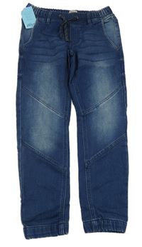 Nové - tmavomodré cuff teplákové rifle alive