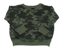 Kaki-čierna army mikina Kiki&Koko