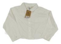 Nové - bílá oversize crop halenka Next