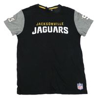 Čierno-sivé tričko s nápismi a číslom Terranova