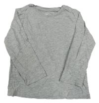 Sivé melírované tričko H&M