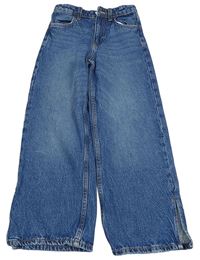 Modré wide leg rifle zn. Denim Co.