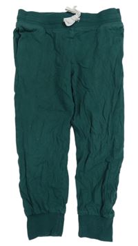 Tmavozelené tepláky H&M