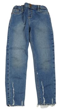 Modré džegíny s prošoupáním River Island