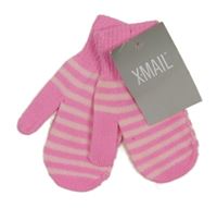 Nové - Neonově růžovo-růžové prstové palcové rukavice X-Mail