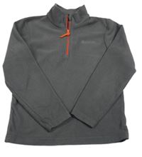 Tmavosivá fleecová funkčná mikina Mountain Warehouse