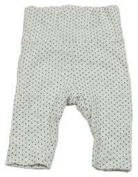 Svetlosivé melírované ľahké tepláky s hviezdami