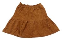 Hnedá menšestrová sukňa H&M