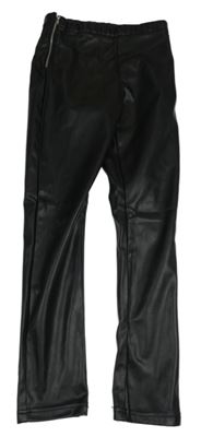 Čierne koženkové tregíny zn. H&M