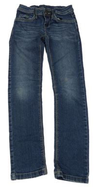 Tmavomodré skinny rifle C&A