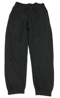 Tmavošedé melírované tepláky 