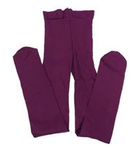 Tmavofialové thermo silonky 