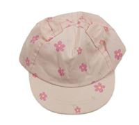 Svetloružová šiltovka s kvetinami Primark