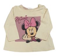 Béžové triko s Minnie Disney