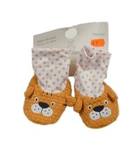Nové - Oranžové pletené capáčky - tiger Dunnes Stores