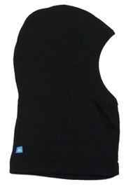 Černá žebrovaná kukla