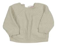 Smotanový žinylkový sveter Zara