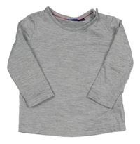 Šedé melírované thermo triko Lupilu