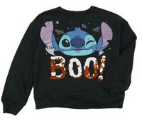 Černá mikina se Stitchem George