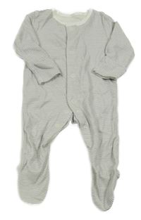 Bílo-šedé pruhované body George