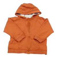 Oranžová prepínaci mikina s kapucňou John Lewis