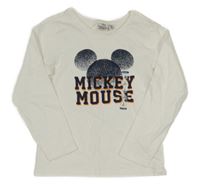 Nové - Bílé triko s Mickeym Disney