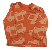 Oranžové triko s auty Primark