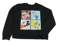 Čierna mikina s Minne a kamarády George