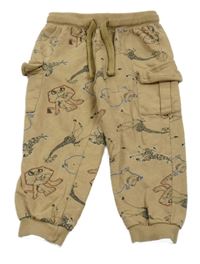 Béžové cargo tepláky - Madagaskar 