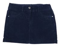 Tmavomodrá menšestrová sukňa Dopodopo