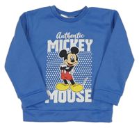 Modrá mikina s Mickeym Disney