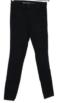 Dámské černé skinny elastické rifle Next 