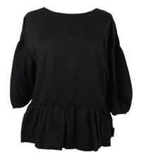 Dámske čierne peplum tričko Primark