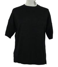 Nové - Dámské černé pletené tričko Primark 