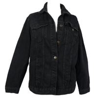 Dámská černá riflová oversized bunda New Look 