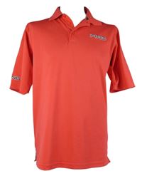 Pánske jahodové športové funkčné tričko s golierikom Ping