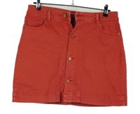 Dámska korálová rifľová prepínaci sukňa C&A