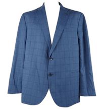 Pánské modré kostkované sako C&A