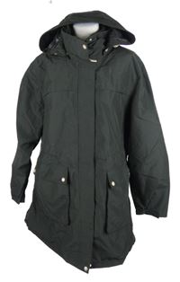 Dámská černá šusťáková zimní outdoorová parka s kapucí Trespass