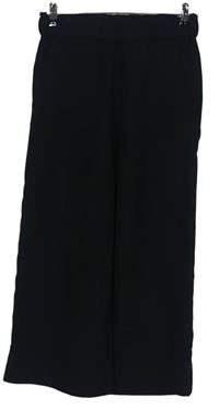Dámske čierne culottes nohavice H&M