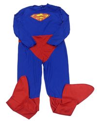 Kostým- modro-červený overal Superman