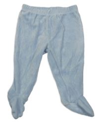 Světlemodré sametové polodupky Matalan