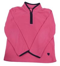 Ružová fleecová mikina kids