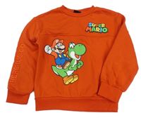 Červená mikina so Super Mario