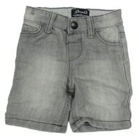 Šedé riflové kraťasy Denim Co.