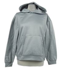 Pánska sivá športová mikina s kapucňou