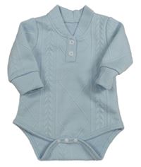 Světlemodré 3D vzorované body Shein